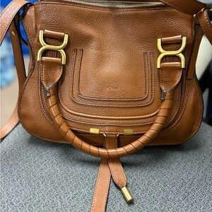 Brown Leather Shoulder Bag